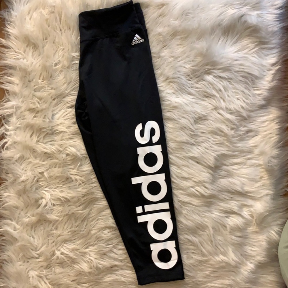 Women’s adidas capri leggings. Size medium.